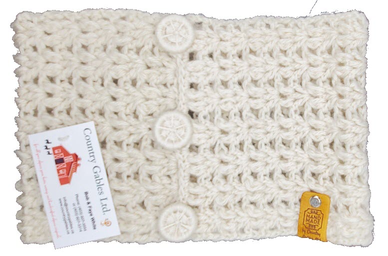 AC40 Alpaca V-Shell Cowl - Natural Cream