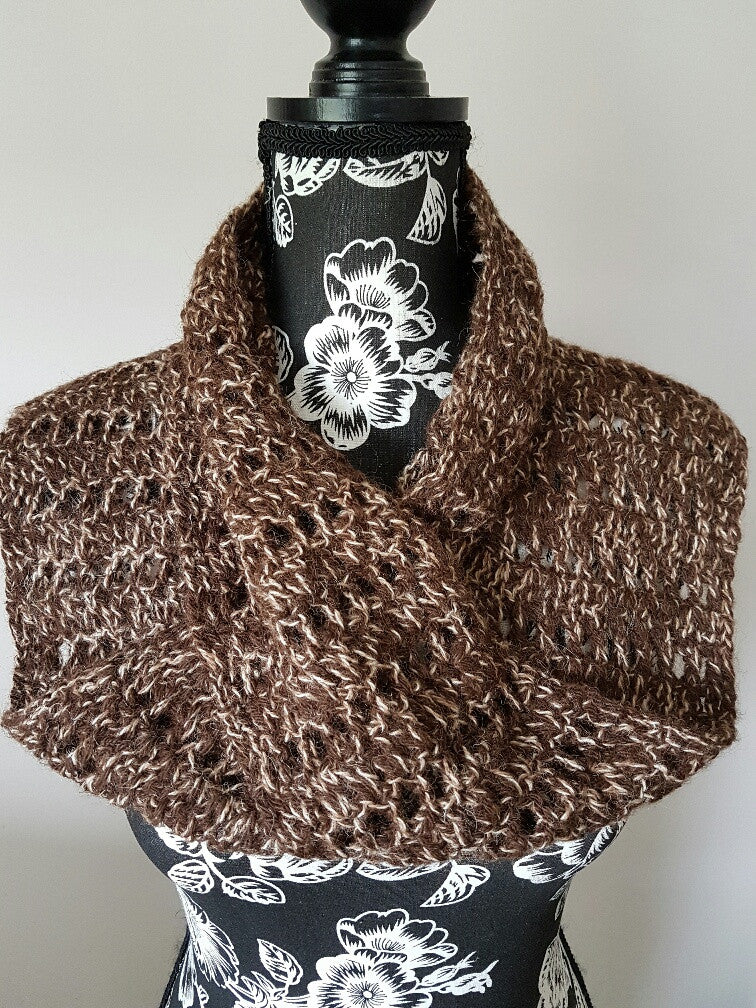 70 Dark Brown Infinity Scarf - Country Gables Ltd