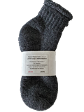 S639 Alpaca Slipper Sock Charcoal Ladies Large / Mens Medium