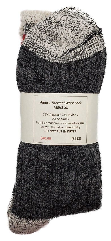 Alpaca-Thermal Traditional Sock XL